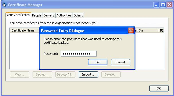 Password Entry