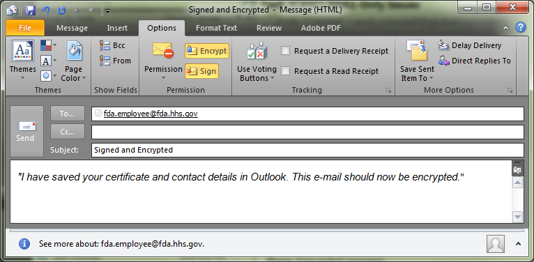 Secure E Mail Fda Globalsign Support