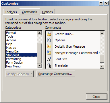 Select Sign and Encrypt Buttons