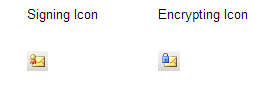 Signing and Encrypting Icons