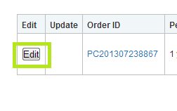 Edit Order Button