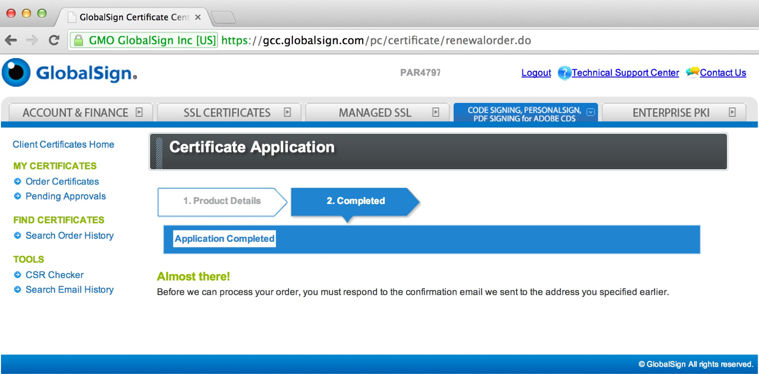 Approval Email