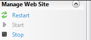 Stop and Start the Webpage
