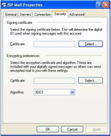 ISP Mail Properties