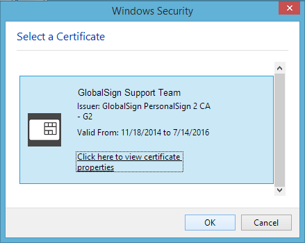 Configure Certificate - Outlook 2013, Outlook 2016 and Outlook 2019