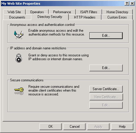 Install Certificate Micro Exchange 2003 03.png