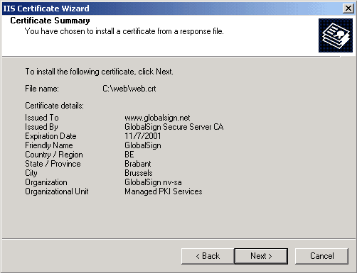 Install Certificate Micro Exchange 2003 07.png